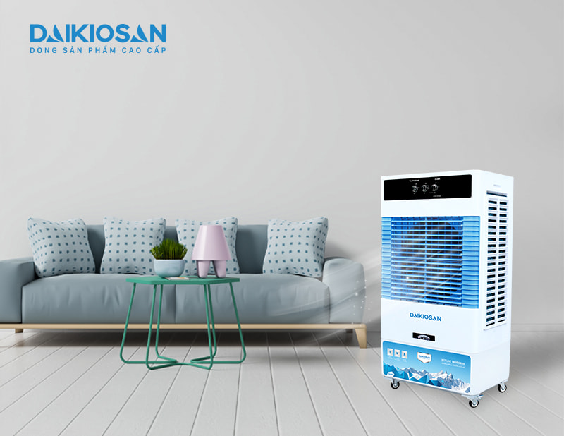 máy làm mát daikiosan giúp cân bằng và hạ nhiệt độ không khí